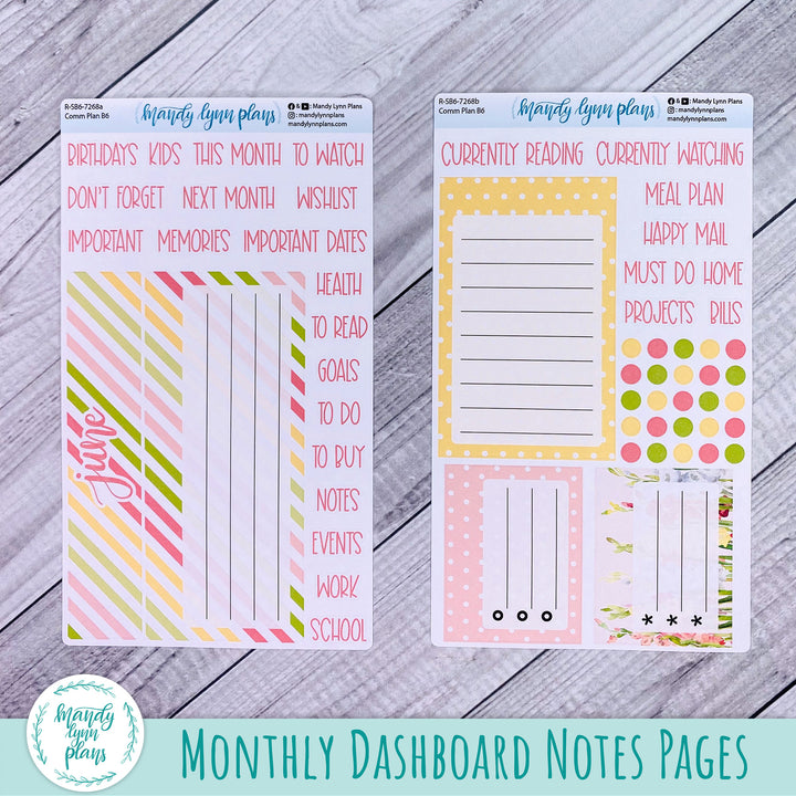 June Common Planner Dashboard || Gladiolus || 268