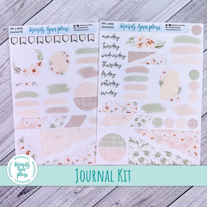 Peonies Journal Kit || WK-J-269