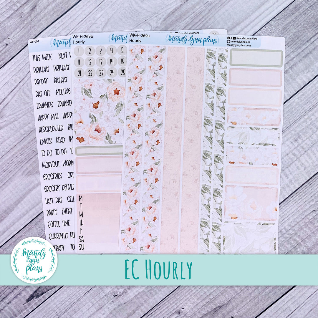 EC Hourly Weekly Kit || Peonies || WK-H-269