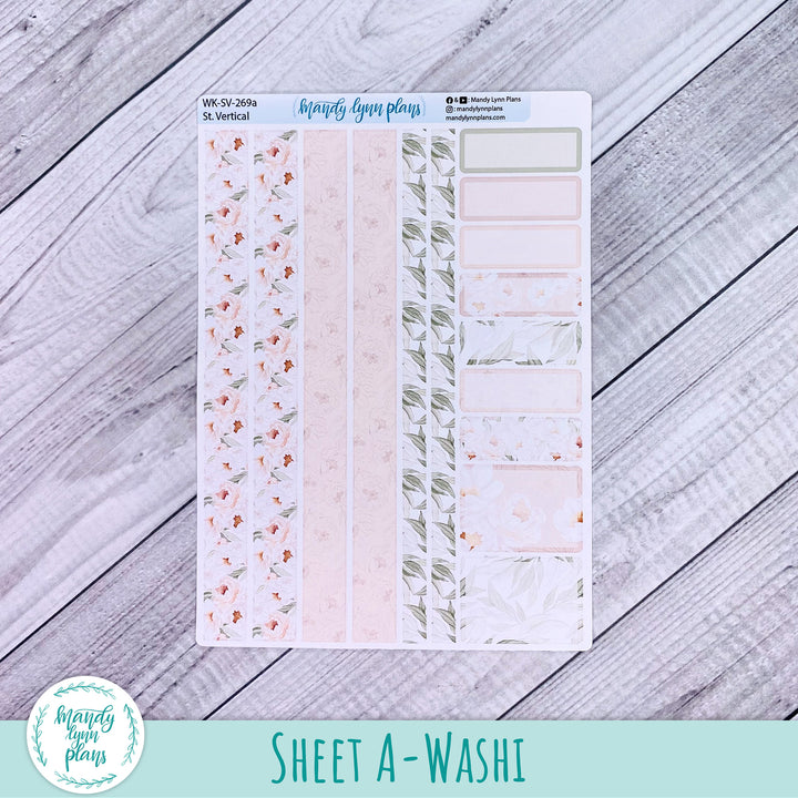 Standard Vertical Weekly Kit || Peonies || WK-SV-269