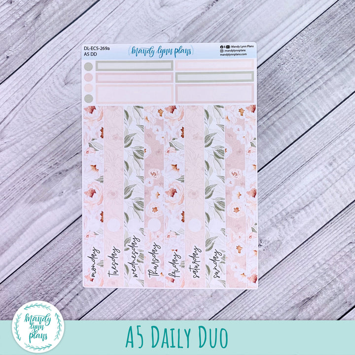 EC A5 Daily Duo Kit || Peonies || DL-EC5-269