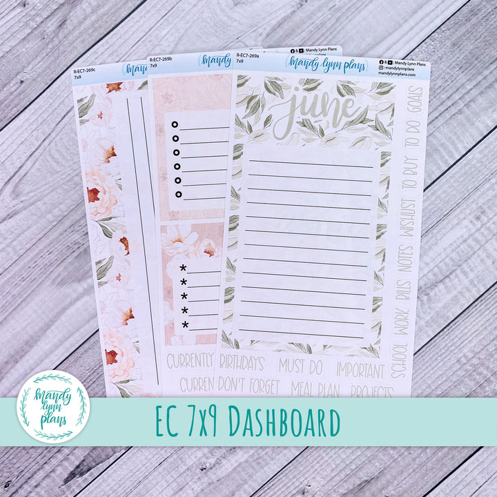 EC 7x9 Dashboard Kit || Peonies || R-EC7-269