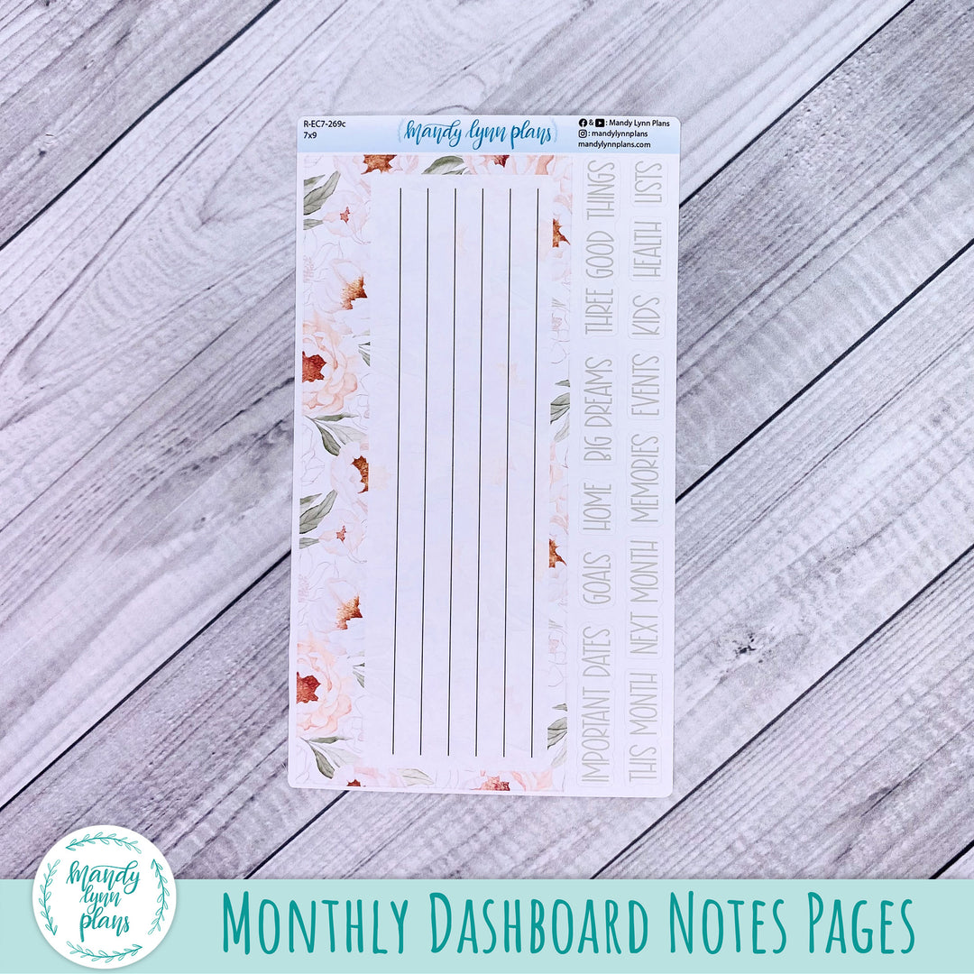 EC 7x9 Dashboard Kit || Peonies || R-EC7-269