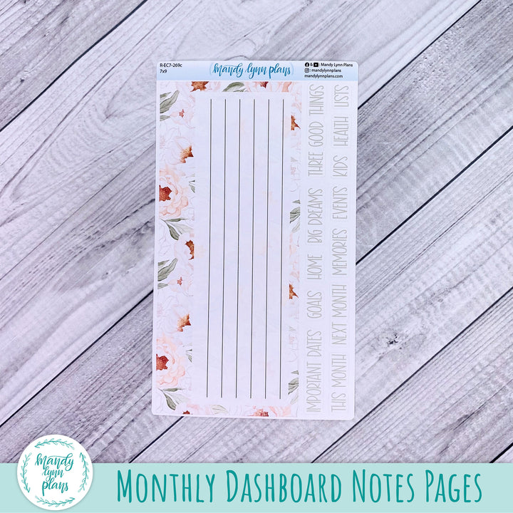 EC 7x9 Dashboard Kit || Peonies || R-EC7-269