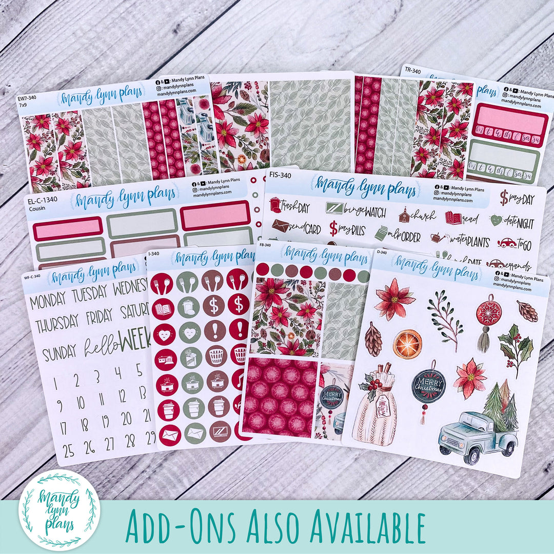 A5 Plans by Just Scribble Daily Kit || Old Fashioned Christmas || DL-A5P-340