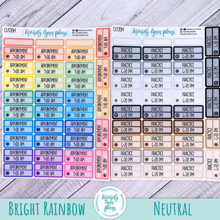 Custom Appointment Trackers