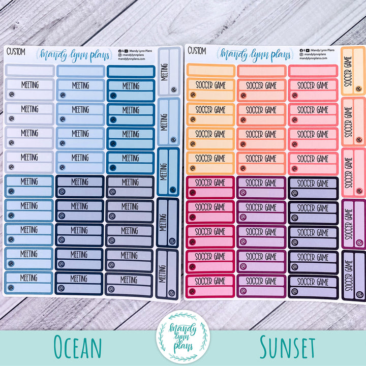 Custom Appointment Trackers