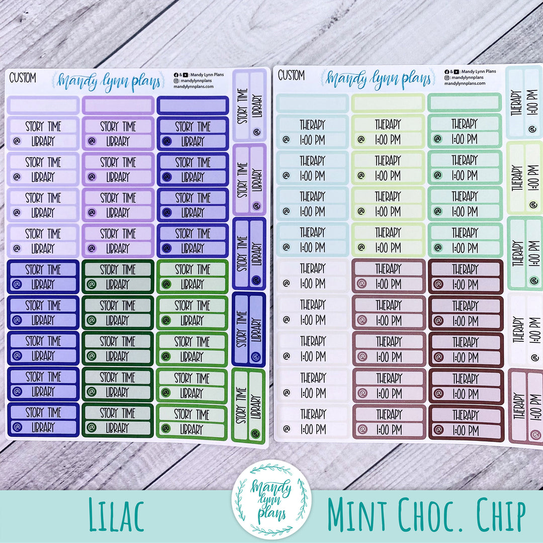 Custom Appointment Trackers
