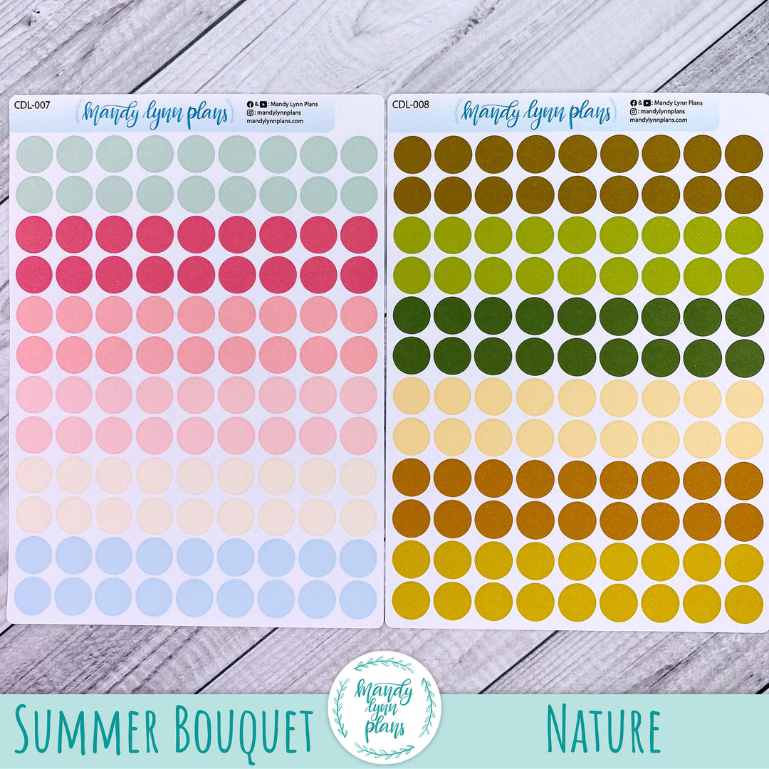 Large Colored Planner Dots