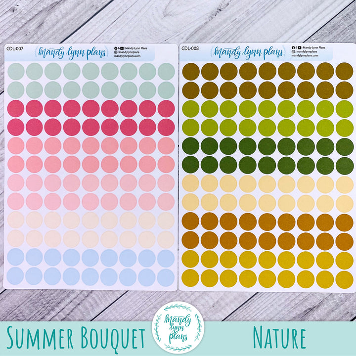 Large Colored Planner Dots