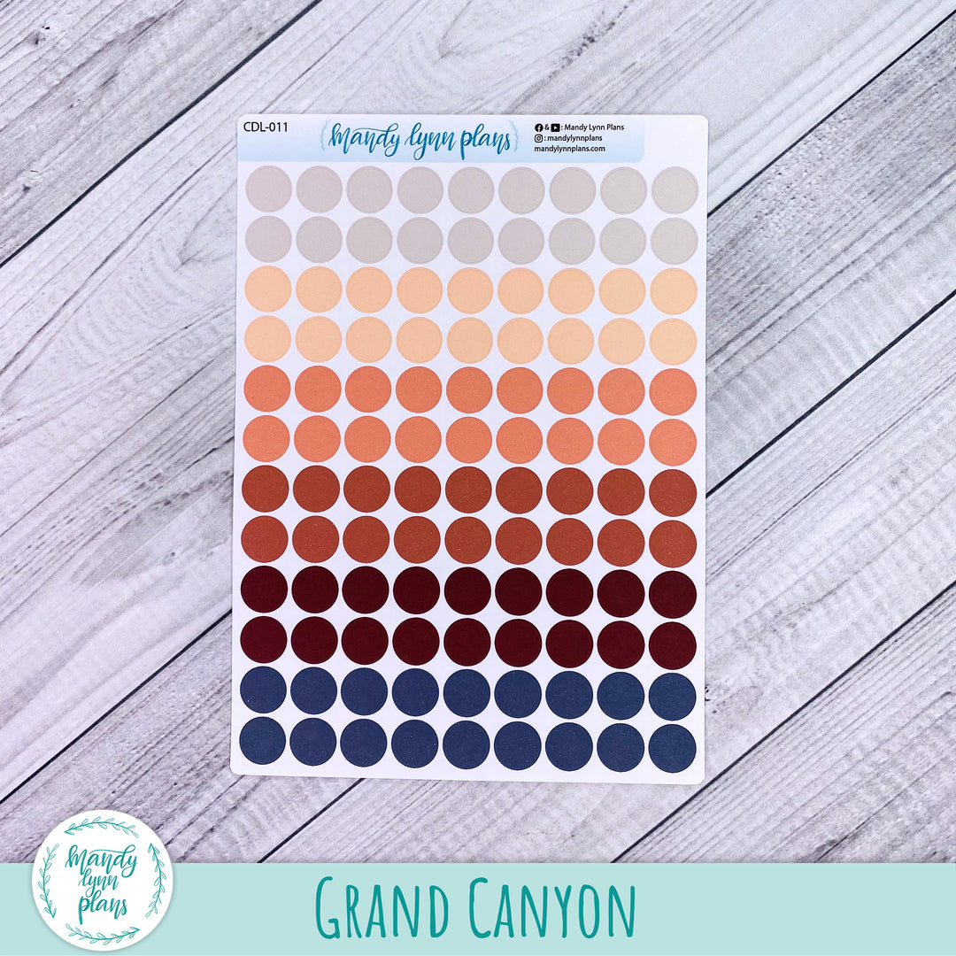Large Colored Planner Dots