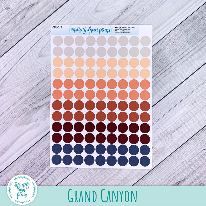 Large Colored Planner Dots