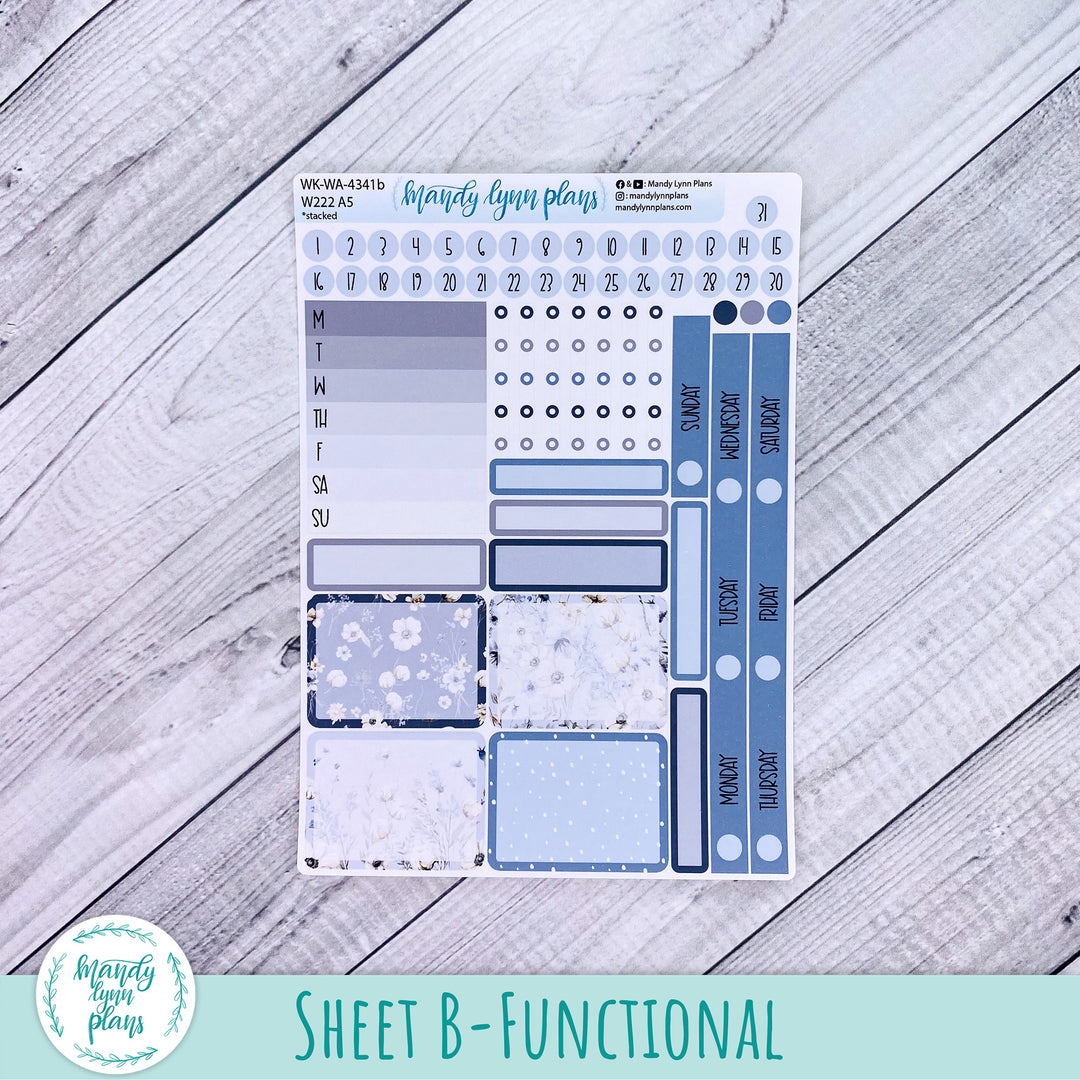 Wonderland 222 Weekly Kit || Winter Blues || 341