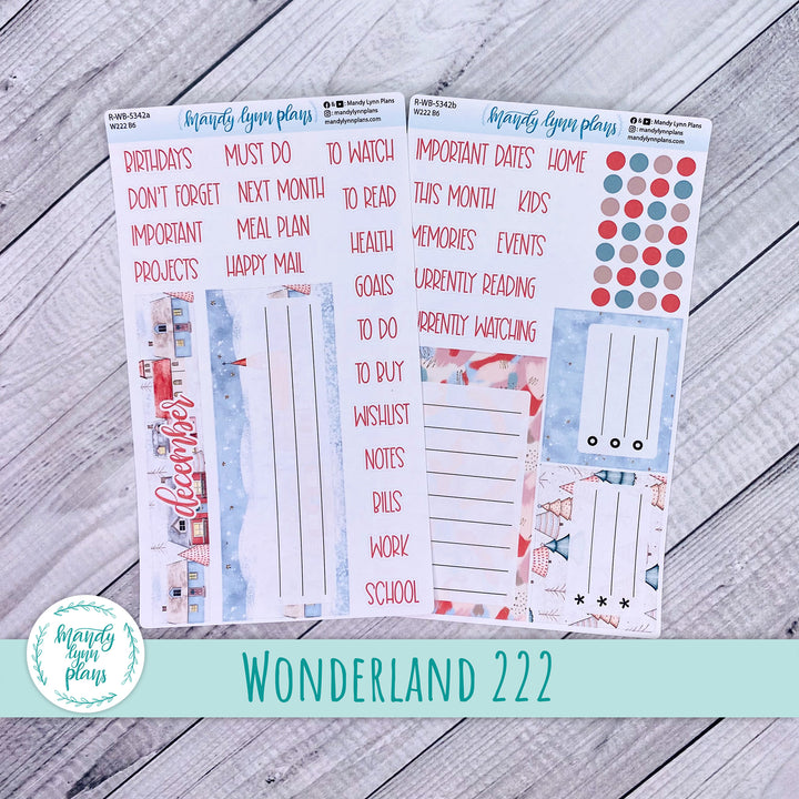 December 2025 Wonderland 222 Dashboard || Snow Day || 342