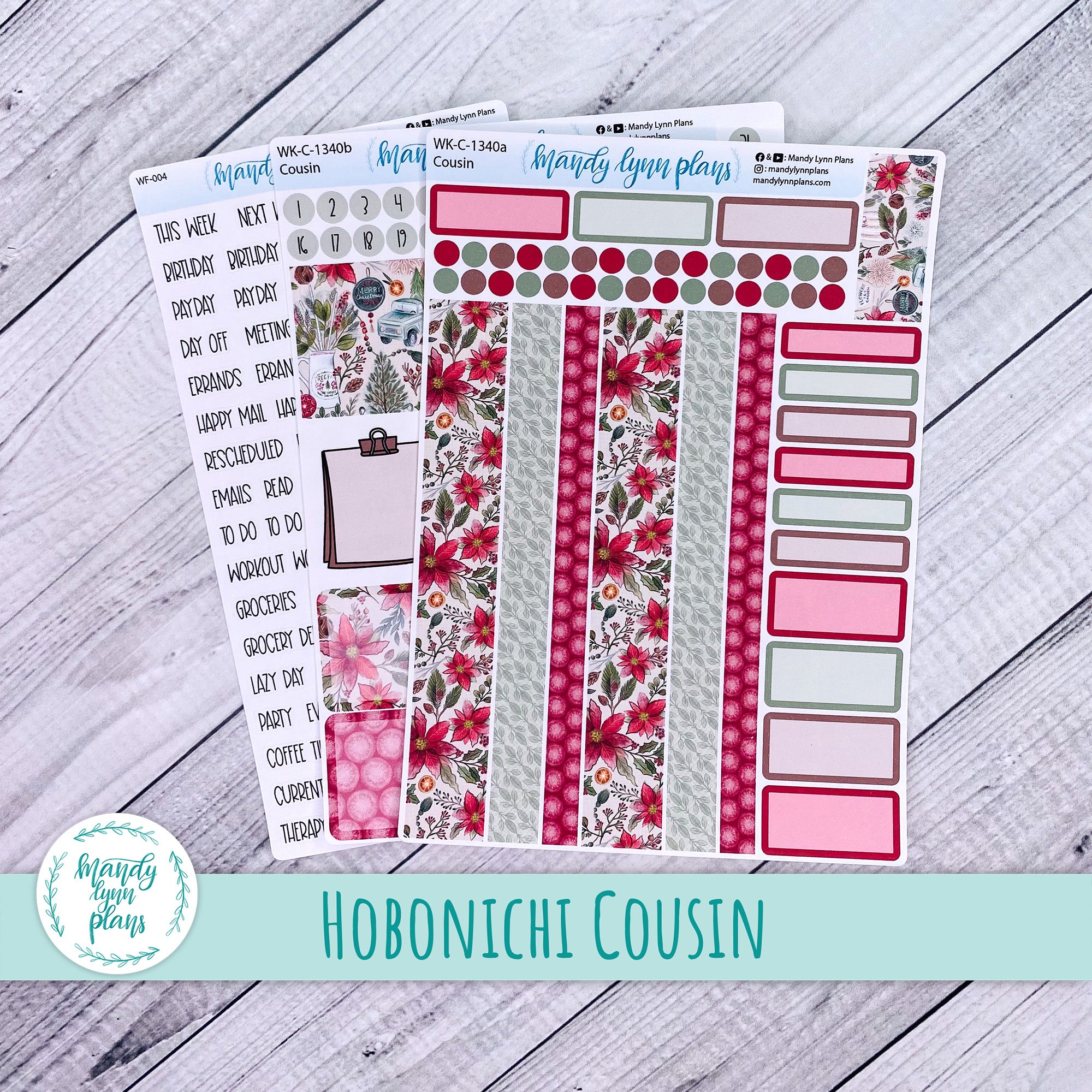 Hobonichi Cousin Weekly Kit || Old Fashioned Christmas || WK-C-1340 ...