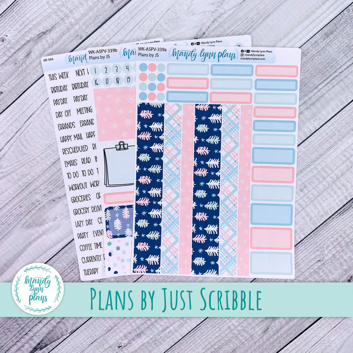 A5 Plans by Just Scribble Weekly Kit || Winter Cheer || 339