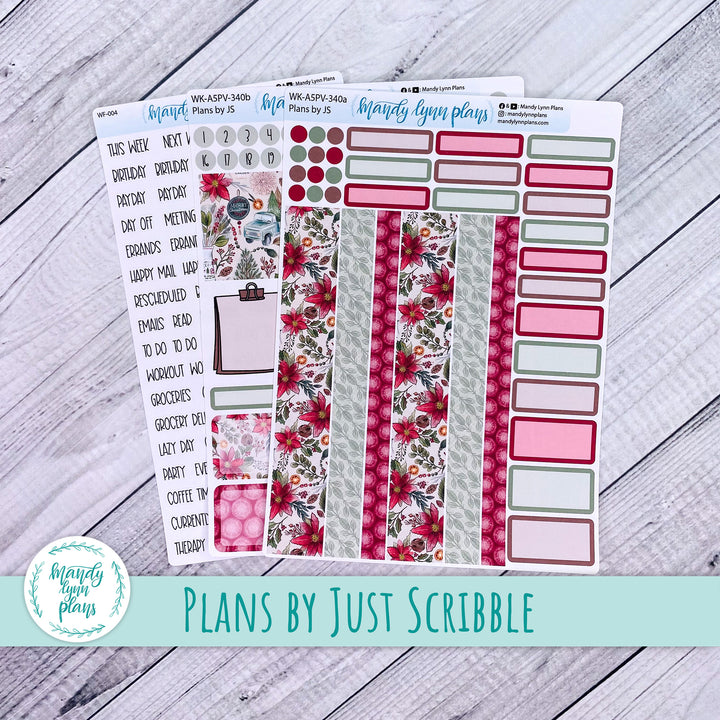 A5 Plans by Just Scribble Weekly Kit || Old Fashioned Christmas || 340
