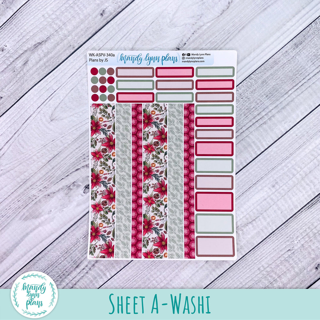 A5 Plans by Just Scribble Weekly Kit || Old Fashioned Christmas || 340