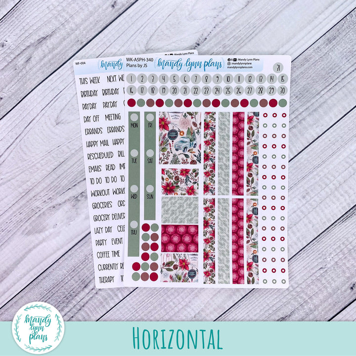 A5 Plans by Just Scribble Weekly Kit || Old Fashioned Christmas || 340