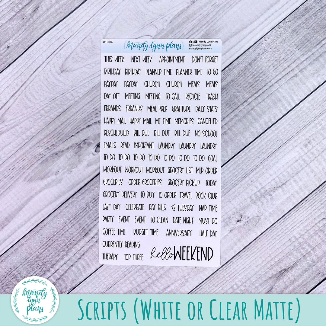 EC Hourly Weekly Kit || Stars and Stripes || WK-H-271