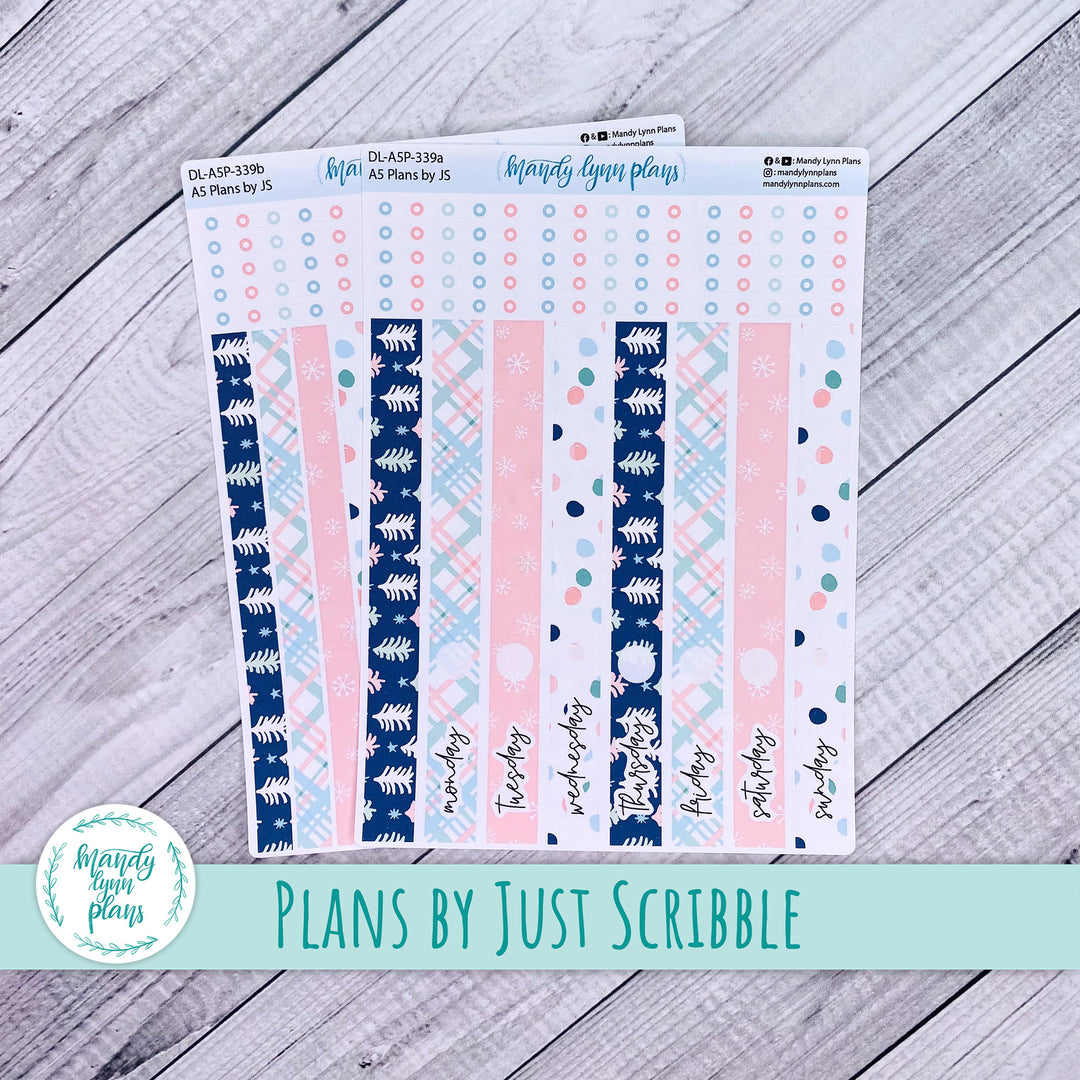A5 Plans by Just Scribble Daily Kit || Winter Cheer || DL-A5P-339