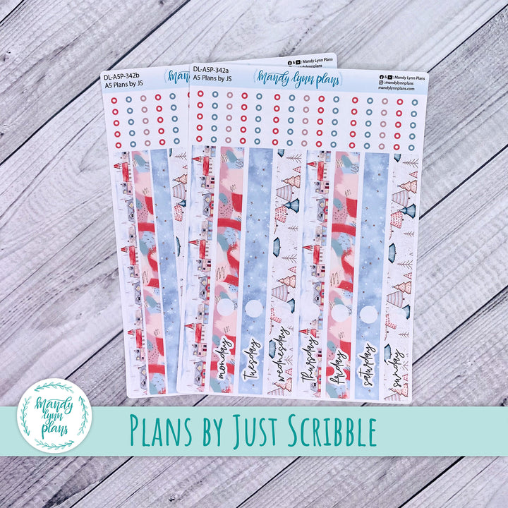 A5 Plans by Just Scribble Daily Kit || Snow Day || DL-A5P-342