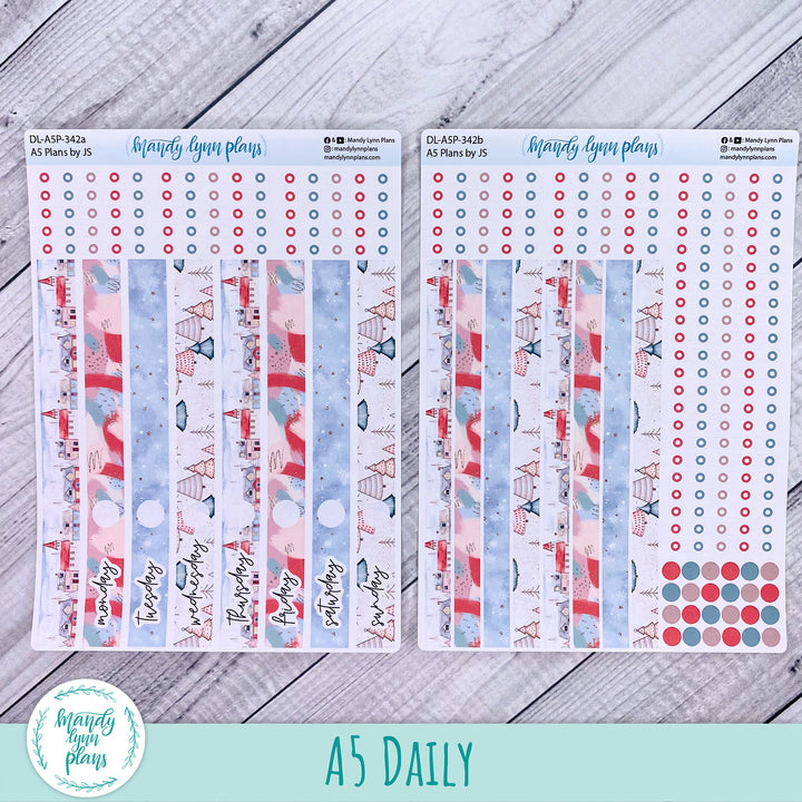 A5 Plans by Just Scribble Daily Kit || Snow Day || DL-A5P-342