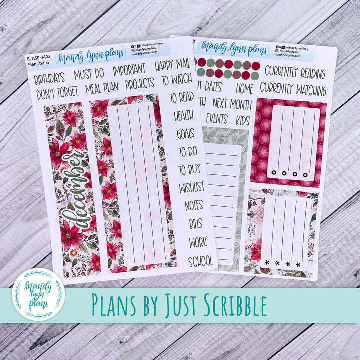 December Plans by Just Scribble Dashboard || Old Fashioned Christmas || R-A5P-340