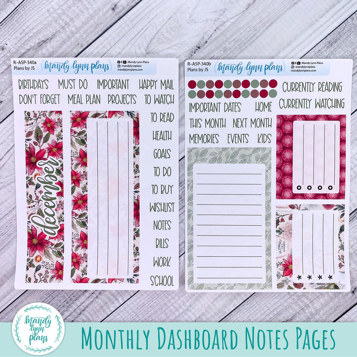 December Plans by Just Scribble Dashboard || Old Fashioned Christmas || R-A5P-340