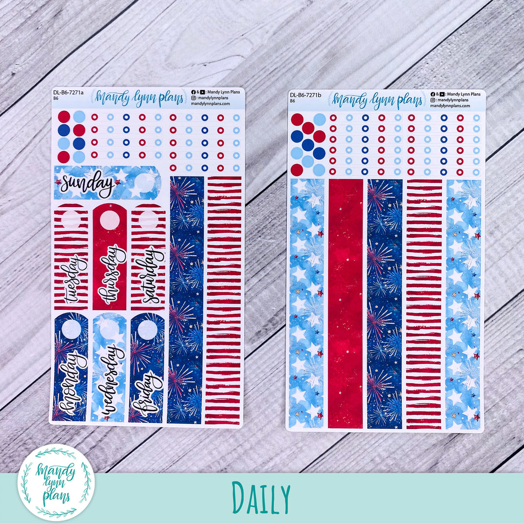 B6 Daily Kit || Stars and Stripes || DL-B6-7271