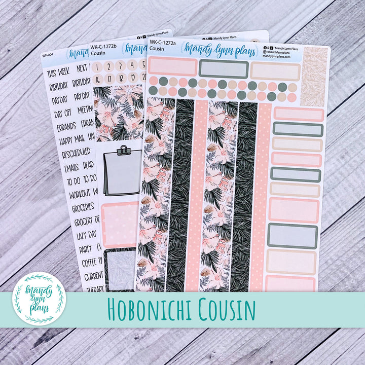 Hobonichi Cousin Weekly Kit || Hibiscus Blooms || WK-C-1272