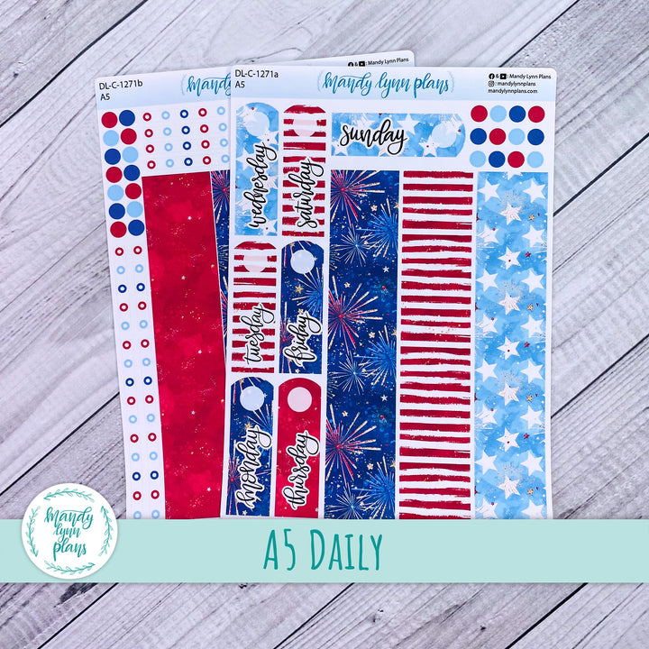 A5 Daily Kit || Stars and Stripes || DL-C-1271