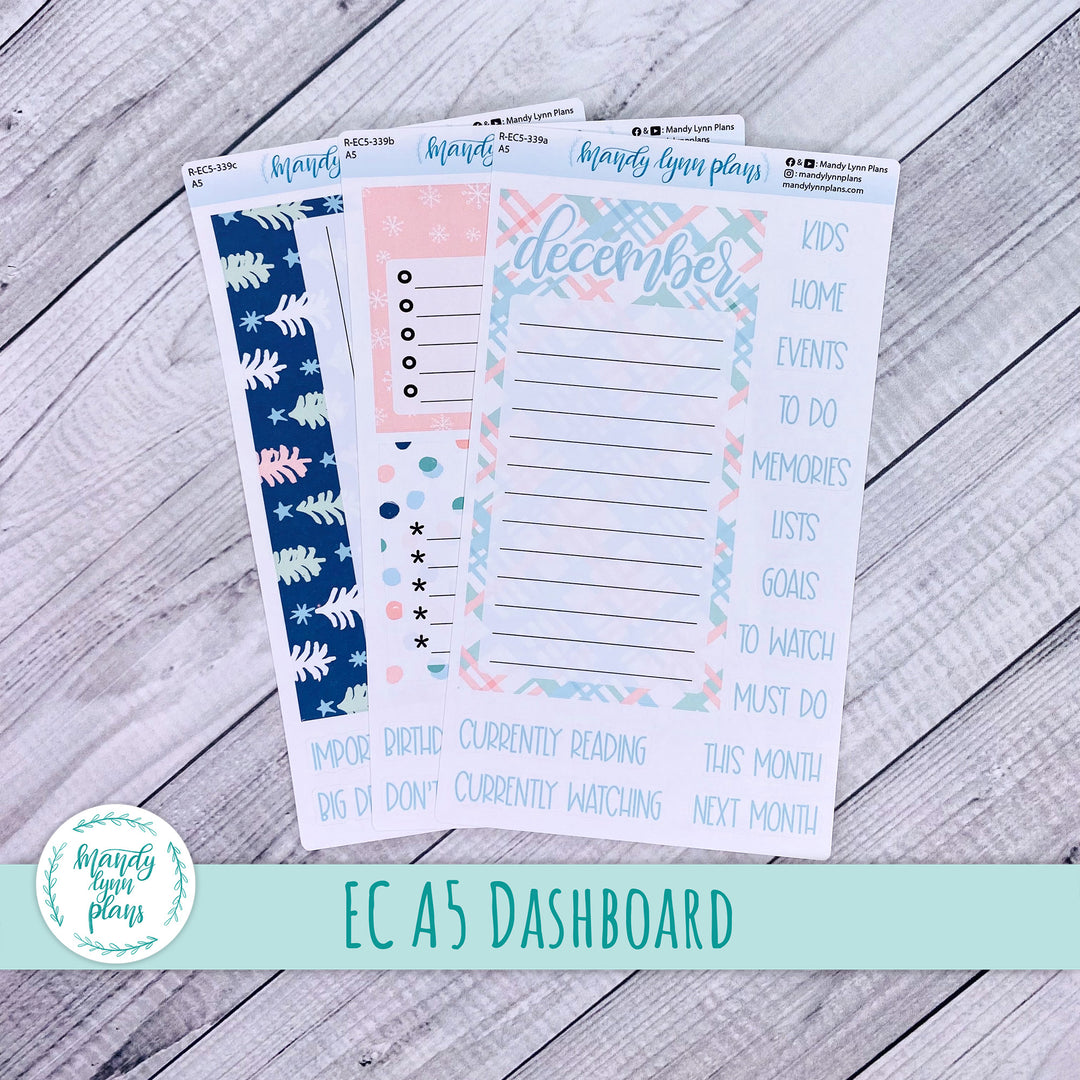 December EC A5 Dashboard Kit || Winter Cheer || R-EC5-339