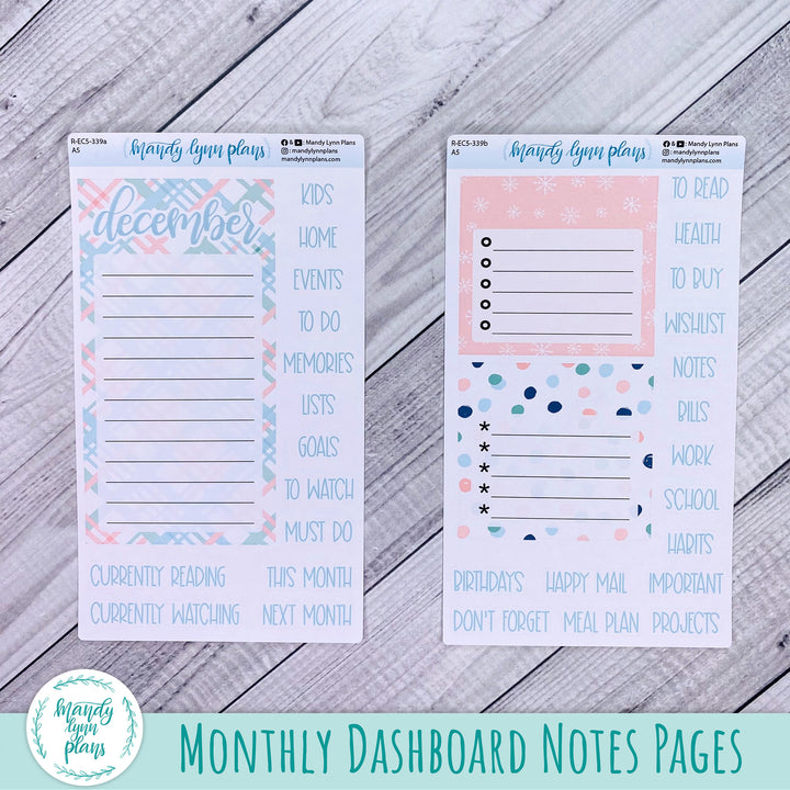 December EC A5 Dashboard Kit || Winter Cheer || R-EC5-339