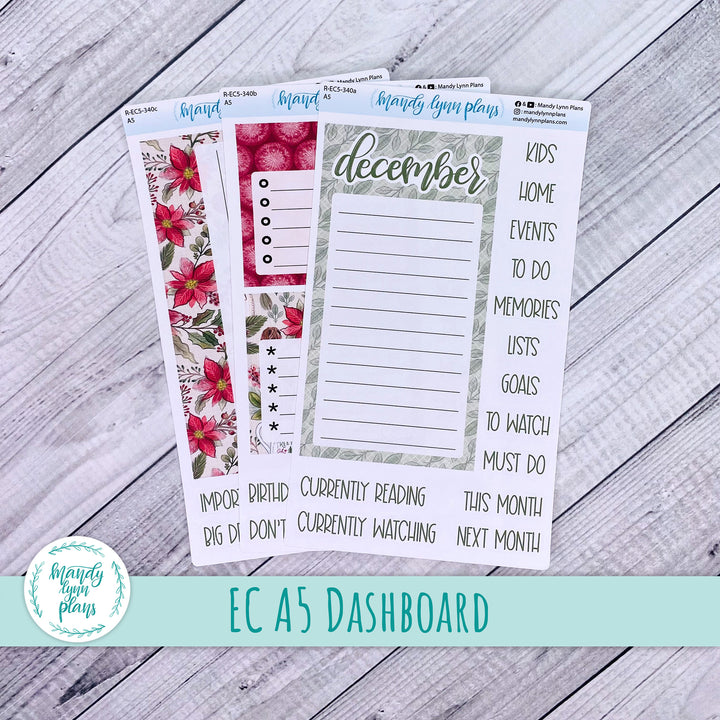 December EC A5 Dashboard Kit || Old Fashioned Christmas || R-EC5-340