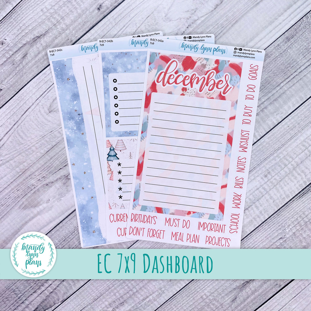 December EC 7x9 Dashboard Kit || Snow Day || R-EC7-342