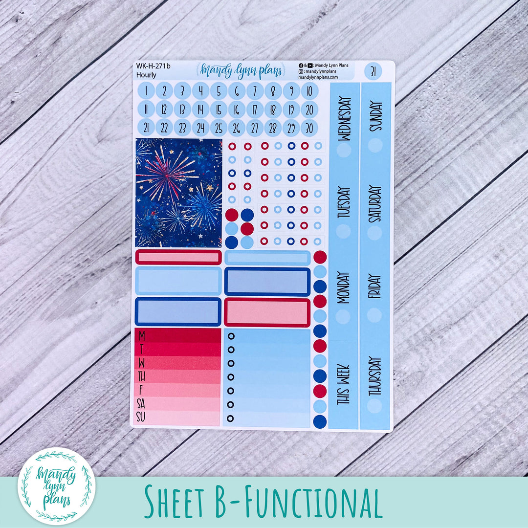 EC Hourly Weekly Kit || Stars and Stripes || WK-H-271