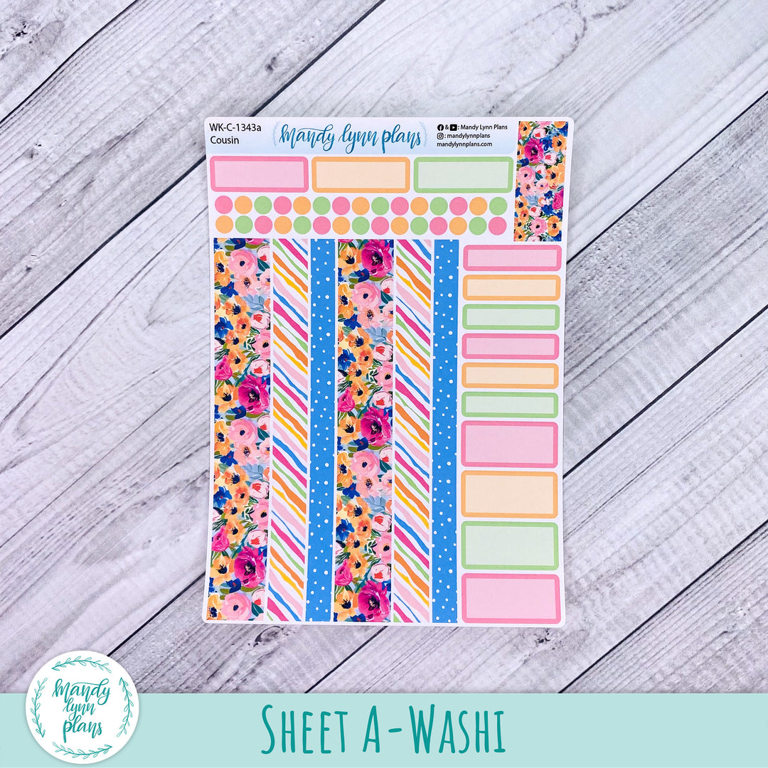 Weekly Kit || Hobonichi Cousin and Weeks || Ranunculus || 343