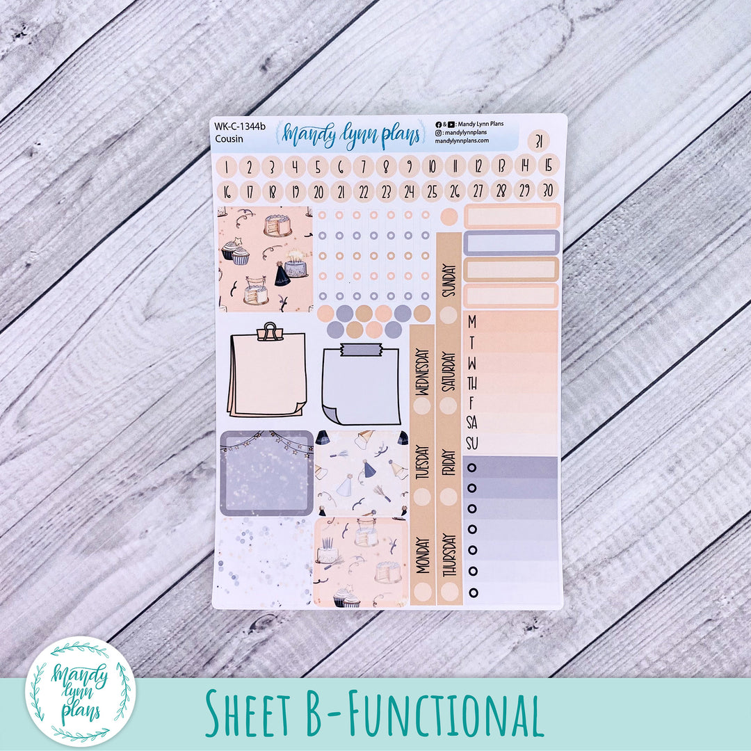 Weekly Kit || Hobonichi Cousin and Weeks || Time to Party || 344