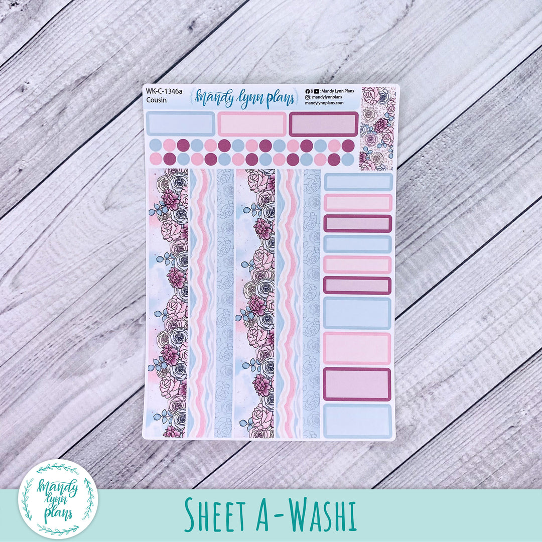 Weekly Kit || Hobonichi Cousin and Weeks || Pretty Pastels || 346