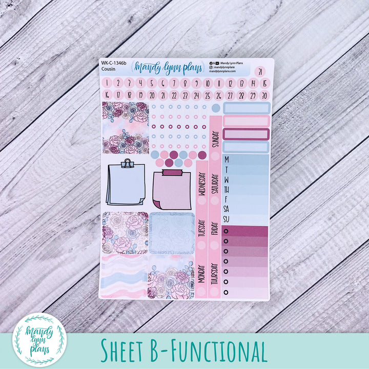 Weekly Kit || Hobonichi Cousin and Weeks || Pretty Pastels || 346