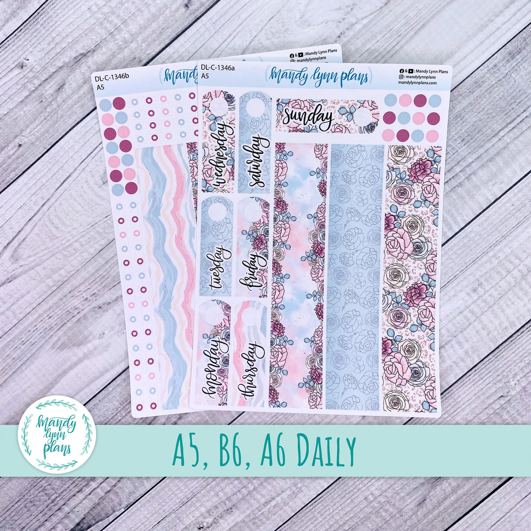Daily Kit || A5, B6, A6 || Pretty Pastels || 346