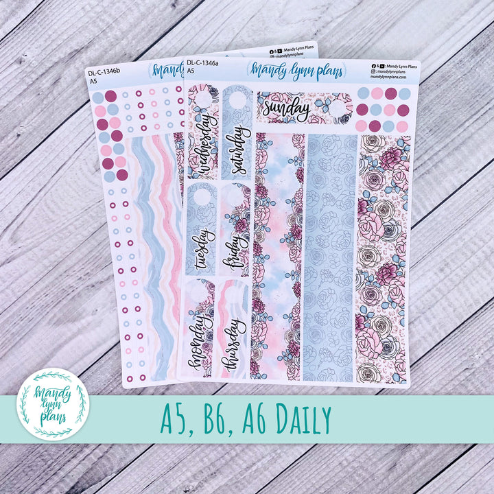 Daily Kit || A5, B6, A6 || Pretty Pastels || 346