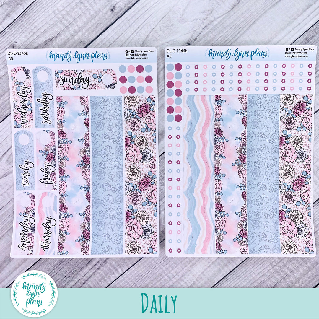 Daily Kit || A5, B6, A6 || Pretty Pastels || 346