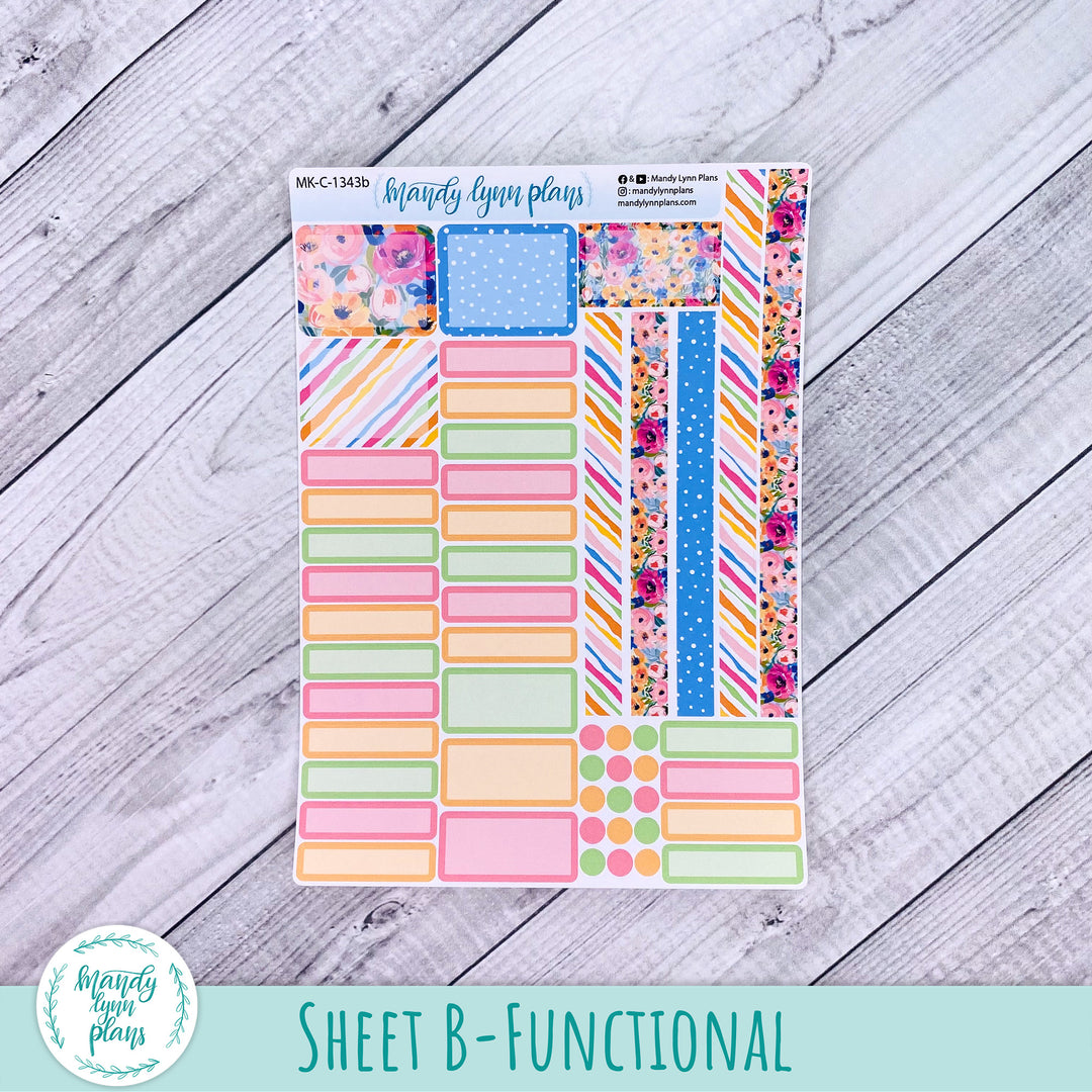 Monthly Kit || Hobonichi Cousin, Weeks, A6 || Ranunculus || 343