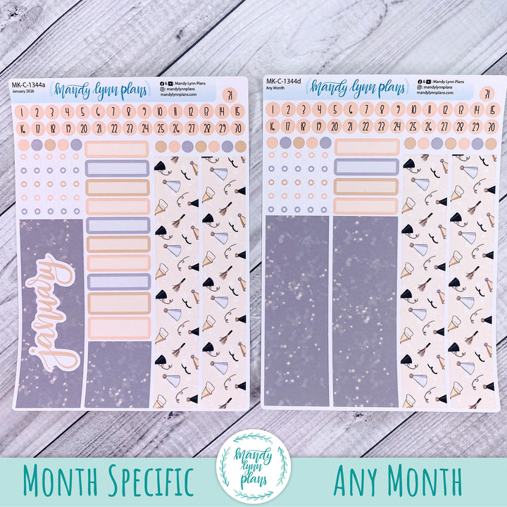 Monthly Kit || Hobonichi Cousin, Weeks, A6 || Time to Party || 344