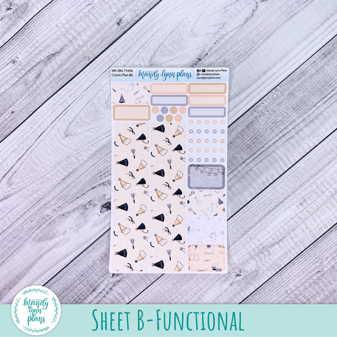 Monthly Kit || Sterling Ink A5, A5 Slim, B6, B6 Slim, N1, N2 Common Planner || Time to Party || 344