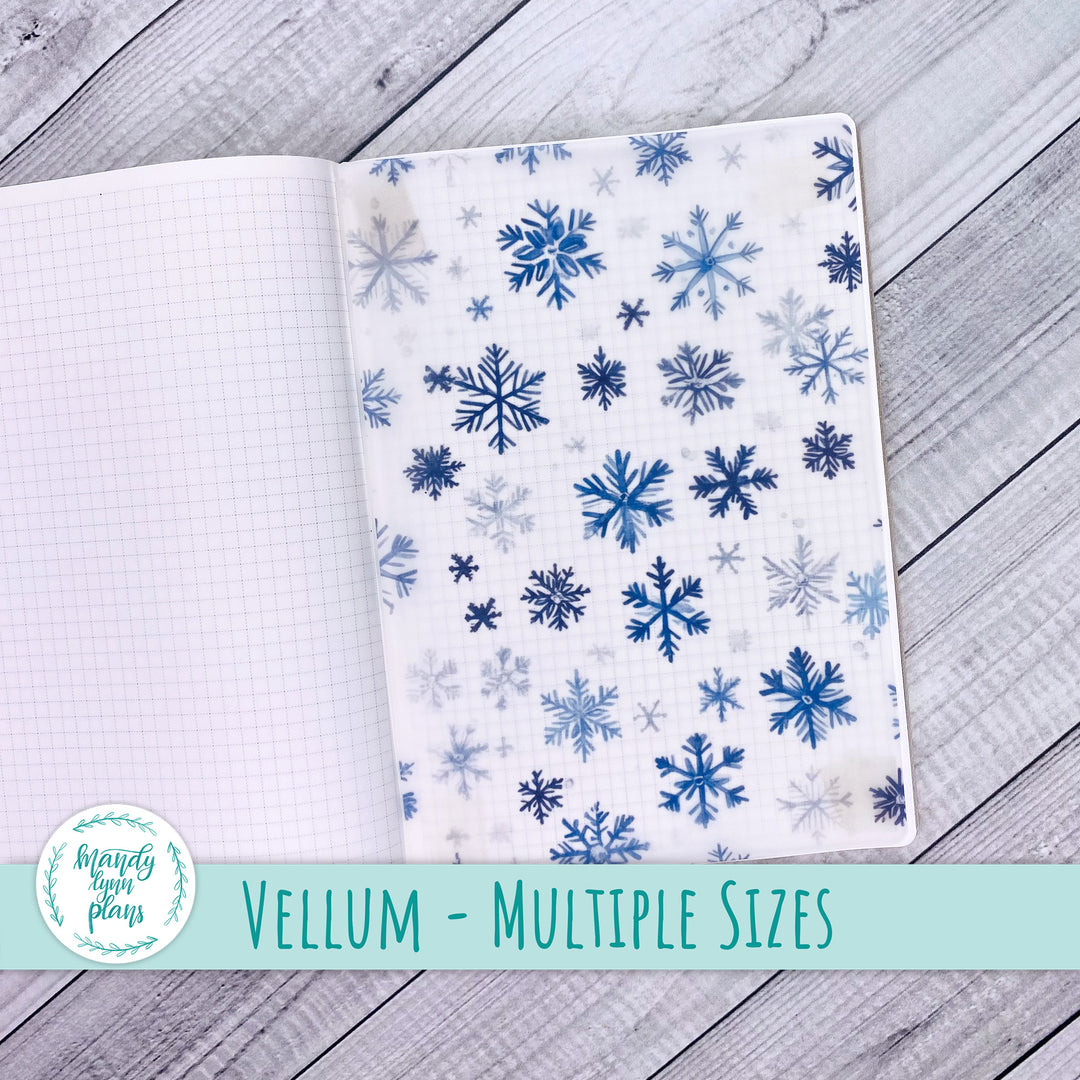 Snowflakes Vellum || 345