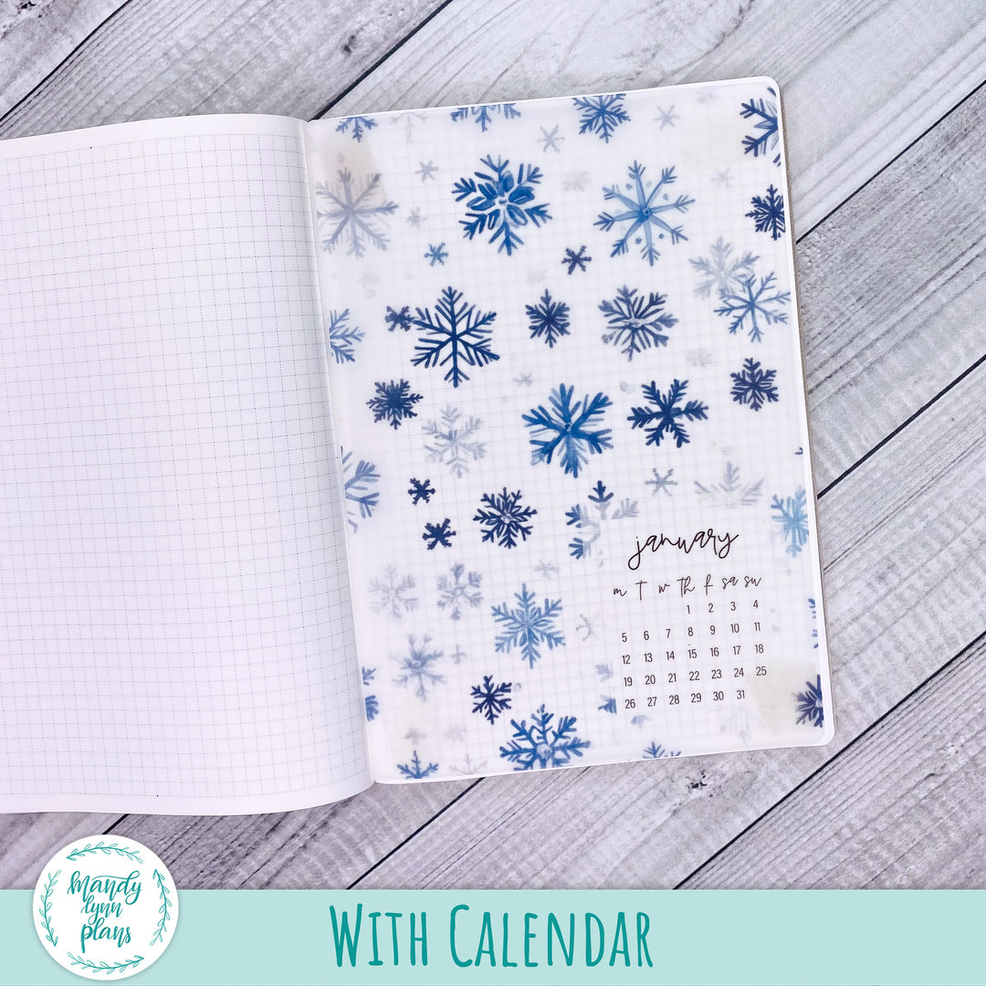 Snowflakes Vellum || 345