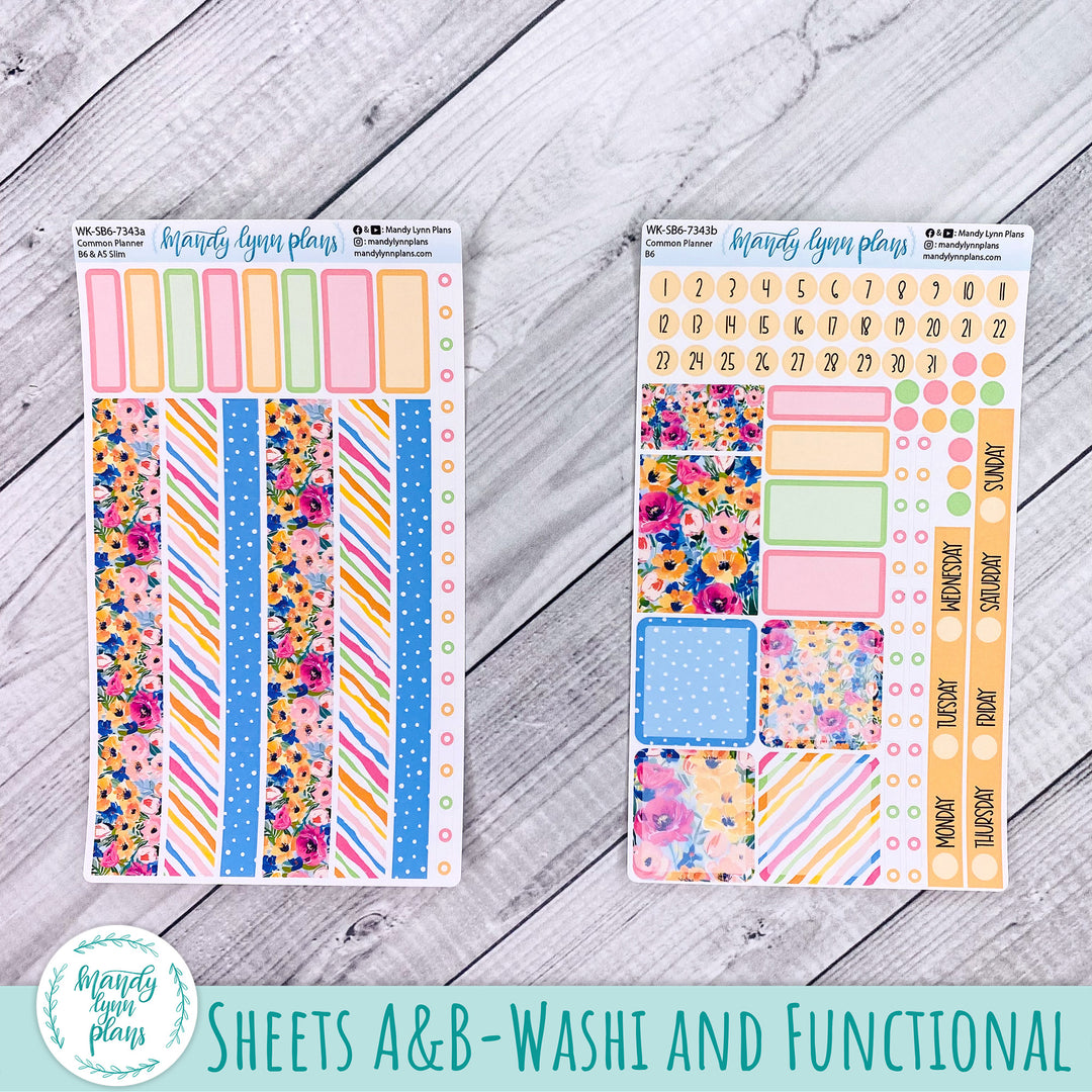 Weekly Kit || Sterling Ink Common Planners || Ranunculus || 343